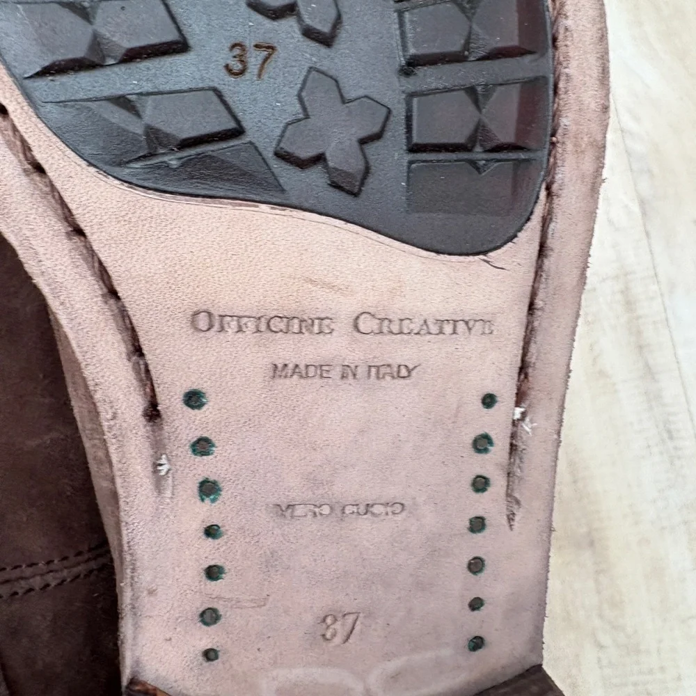 Officine Creative Brown Chelsea Boots